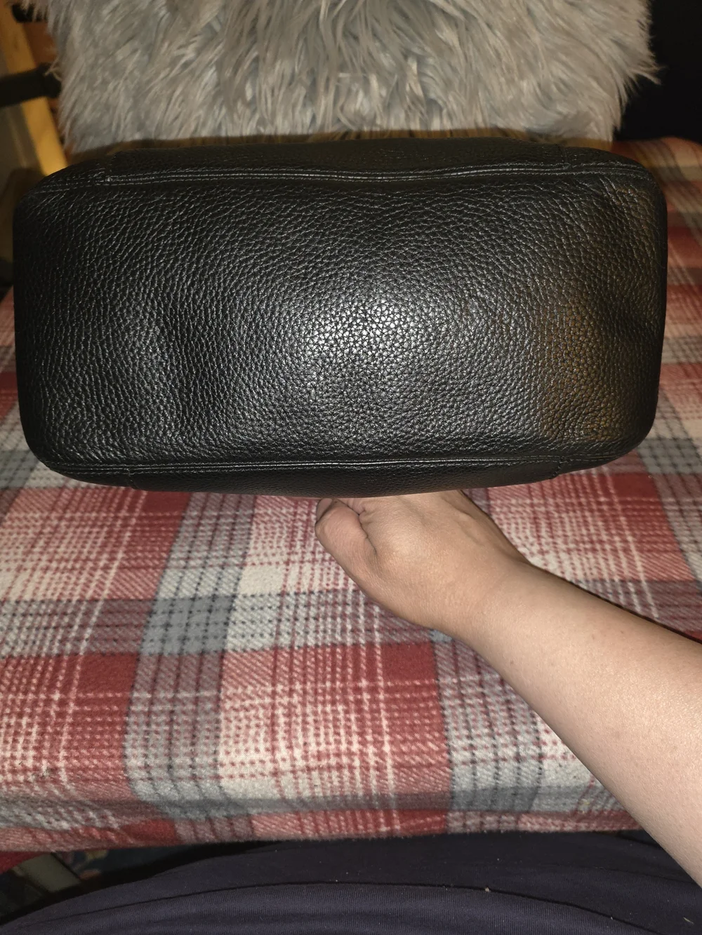 Michael Kors Black Pebbled Leather Hobo Bag